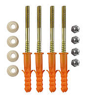 Комплект кріплень для унітазу і біде DN 6мм x 90мм IFAN 1/200