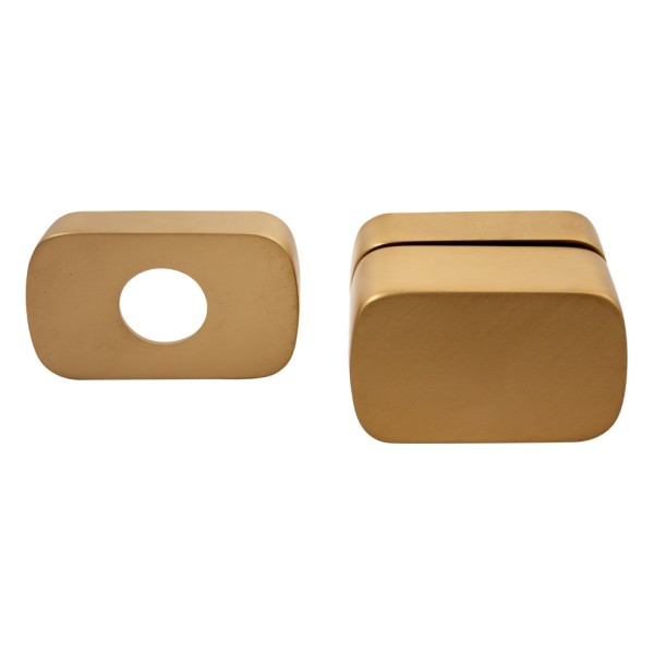 Дверна накладка під WC M&T Minimal2.0 148466 TIN-A титан/латунь матова, фото 1