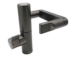 Змішувач для умивальника гусак-трансформер MILLZ сірий MRS-AL-B66 (gray) 1/24