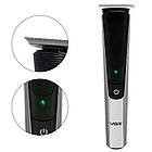 Аккумуляторный триммер для стрижки волос и бороды + 3 насадки, V-926 / Беспроводная машинка для стрижки волос, фото 7