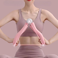 Тренажер для ніг Метелик OPP leg beauty device Рожевий AND LY-675