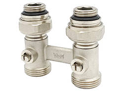 Вузол нижнього підключення радіатора Valogin прямий 3/4"В x 3/4" євроконус VG-605101 7/21 шт