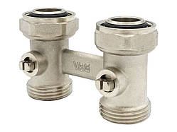 Вузол нижнього підключення радіатора Valogin прямий 3/4"В x 3/4" євроконус VG-605102 10/30 шт