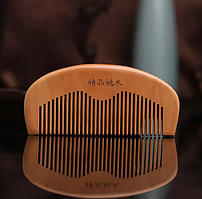 Кишеньковий дерев'яний гребінець для бороди, вусів і волосся - чоловічий компактний гребінь для догляду J-Man-250