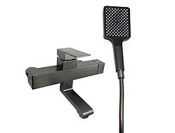 Змішувач для ванни вилив 14 см MILLZ сірий MRS-AL-E1(Gray) 1/10