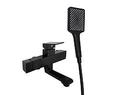 Змішувач для ванни вилив 14 см MILLZ чорний MRS-AL-E1(Black) 1/10