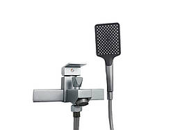 Змішувач для ванни короткий гусак MILLZ срібло MRS-AL-F1(Silver) 1/10