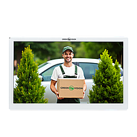 Кольоровий Wi-Fi AHD відеодомофон GreenVision GV-061-AHD-M-VD10SD White