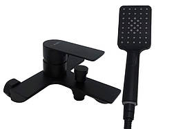 Змішувач для ванни латунь AIM чорний матовий DG01130 (matte black)