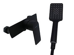 Змішувач для душової кабіни AIM чорний матовий DG01140 (matte black)
