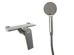 Змішувач для душової кабіни AIM темно-сірий DG08940 (gun grey)