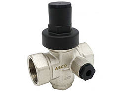 Редуктор тиску ASCO з двостороннім підключенням манометра 3/4" ВВ AS-8174-002