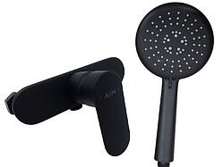 Змішувач для душової кабіни AIM чорний матовий DG01240 (matte black)