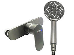 Змішувач для душової кабіни AIM темно-сірий DG01240 (gun grey)