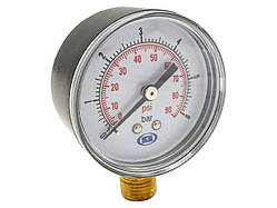 Манометр радіальний 1/4'З Ø50 0-6 bar 1/200