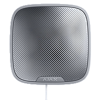 Дротова світлозвукова сирена для приміщень та вулиці AJAX StreetSiren Fibra (white)