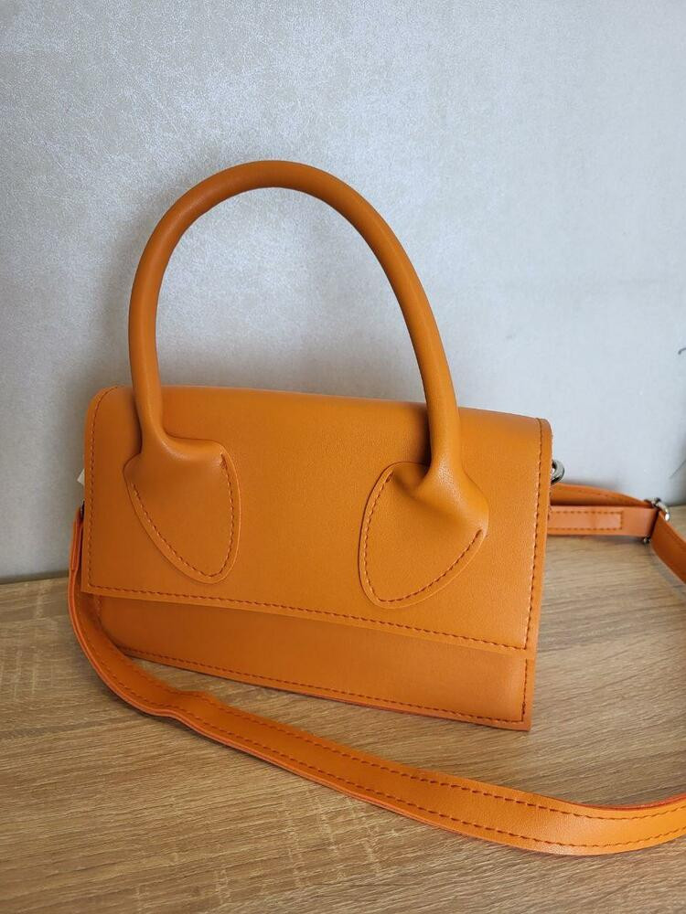 Сумка жіноча з екошкіри міні оранжева MK20-32-1, фото 1
