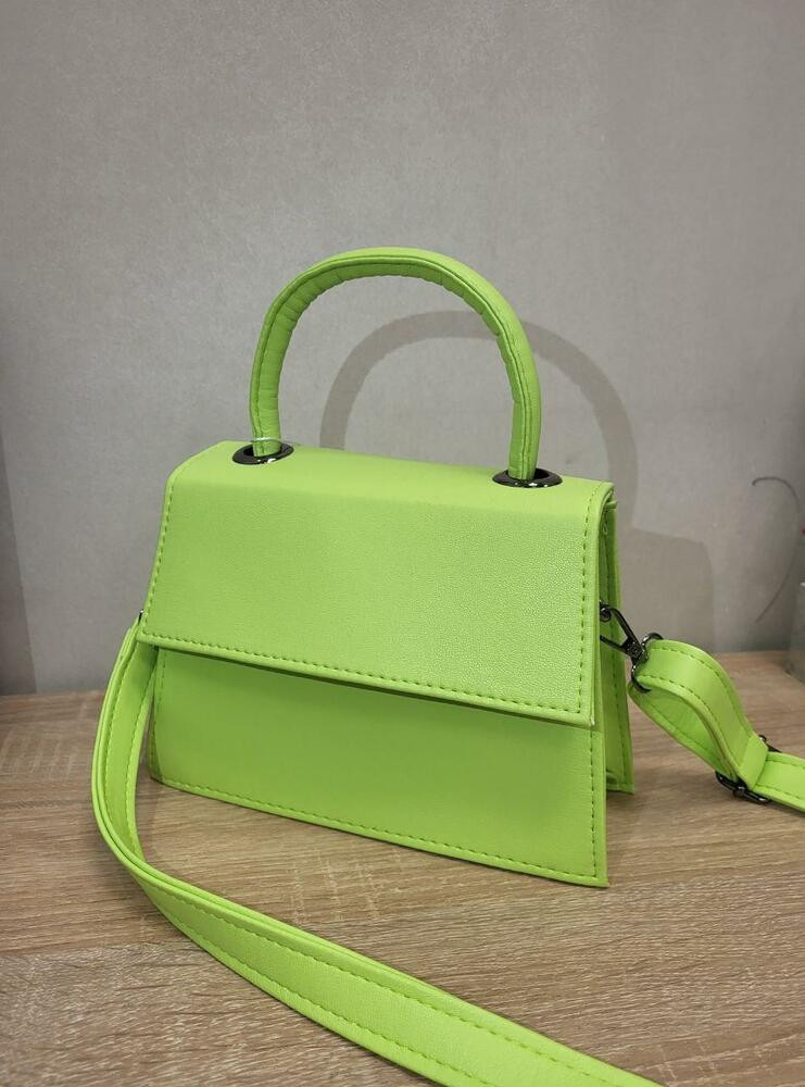 Сумка жіноча з екошкіри міні салатова MK20-77-4, фото 1