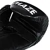 Боксерські рукавички TWINS MAZE BO-5067 14 унц чорні боксерські шкіряні рукавички, фото 5