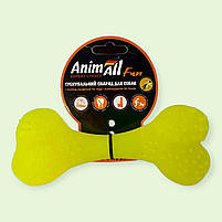 Іграшка гіпоалергенна для собак кістка з натурального каучуку AnimAll Фан 12 см, фото 3