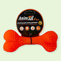 Іграшка гіпоалергенна для собак кістка з натурального каучуку AnimAll Фан 12 см, фото 4