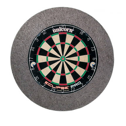 Дартс професійна мішень із сизалю Unicorn Eclipse Pro II PDC + захист + дротики на двох гравців, фото 1