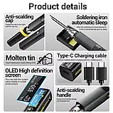 Паяльник Aneng SL108 96W з жалом T12, живлення USB, фото 7
