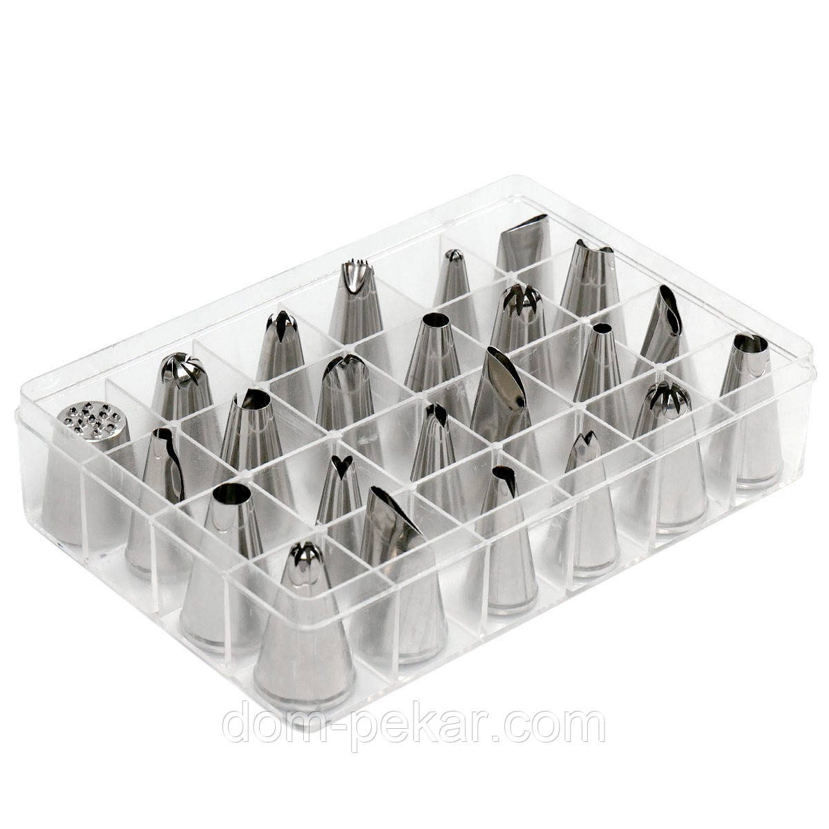 Насадки кондитерські ПРОФІ 24 шт. у пласт. коробці