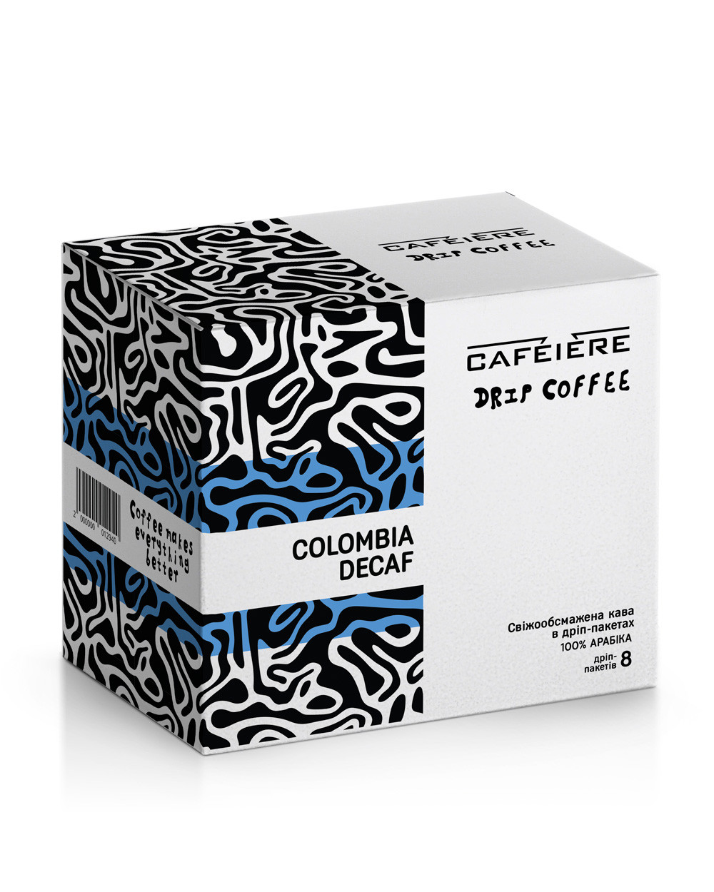 Дріп кава CAFEIERE Colombia DECAF, 8шт