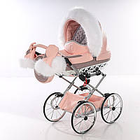 Коляска для ляльки Junama Hand Craft Glitter Pink