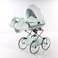Коляска для ляльки Junama Hand Craft Glitter Verde