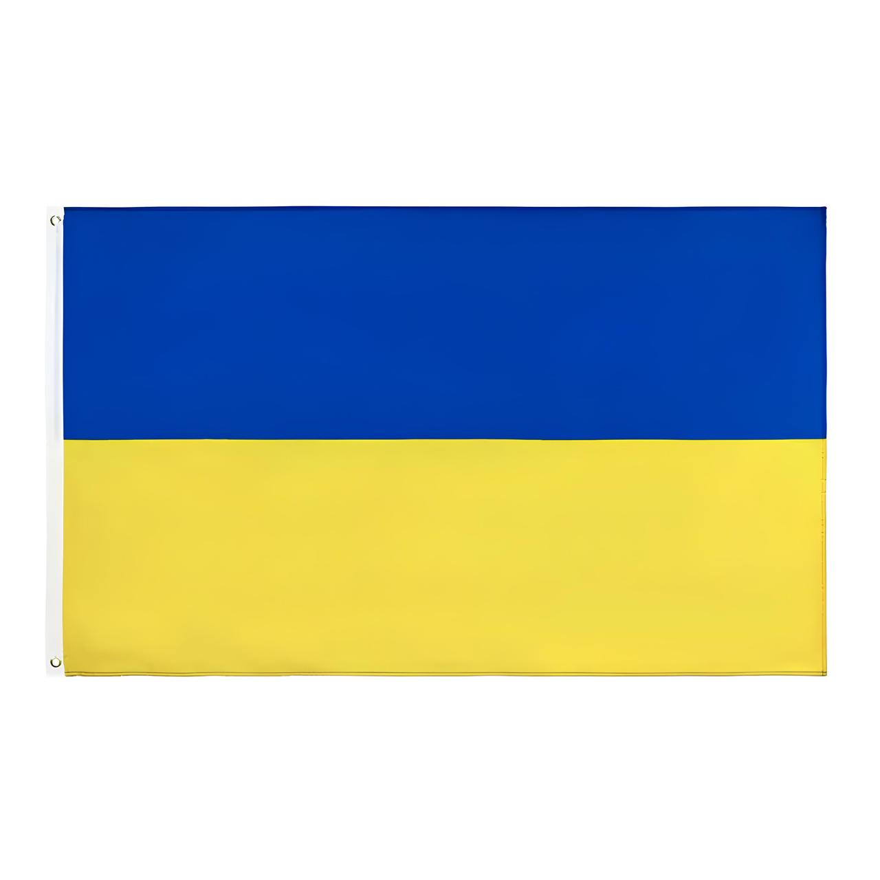 Український прапор RESTEQ. Прапор України. Ukrainian flag. Прапор 150*90 см поліестер
