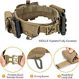 Тактичний ремінь IDOGEAR MRB Модульний такелажний ремінь Quick Release MOLLE MC 3424, фото 8