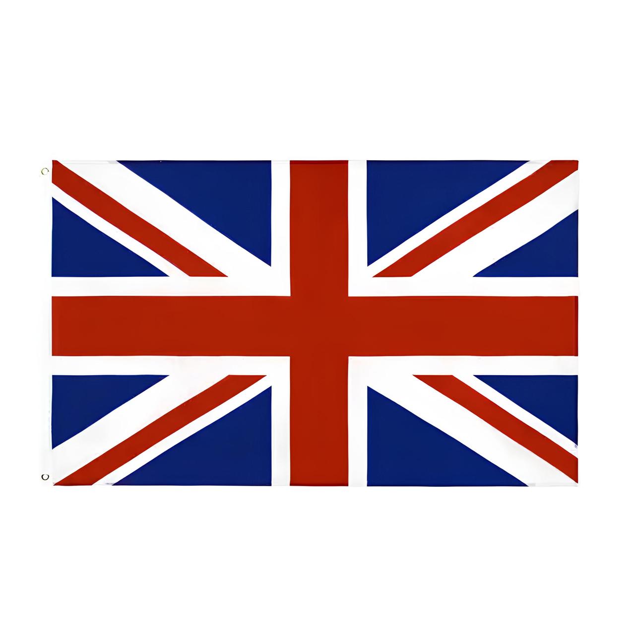 Прапор Великої Британії RESTEQ британський прапор Union Jack 150х90 см поліестер прапор для декору бару офісу заходів