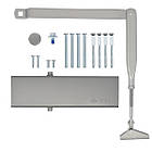 Дотягувач CISA C1510.03.0.97 Professional Plus2 STD до 80 кг FIRE сірий, фото 7