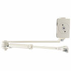 Дотягувач CISA C1511.03.0.45 Professional Plus2 STD HO з фіксацією до 80 кг білий, фото 5