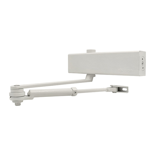 Дотягувач CISA C1611.03.0.45 Professional Plus2 BC STD HO з фіксацією до 80 кг білий