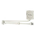 Дотягувач CISA C1611.05.0.45 Professional Plus2 BC STD HO з фіксацією до 120 кг білий, фото 4