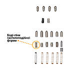 Циліндр CISA Astral Tekno PRO 70T (30*40T) нікель матовий 5 ключів, фото 8