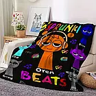 Плюшевий плед ковдра Спрункі Інкредібокс Sprunki Toy Incredibox 150х200 см, фото 2