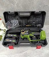 Акумуляторна міні пила Procraft PKA 46 з 2 АКБ та зарядкою та 2 шинами у пластиковій валізі