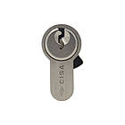 Циліндр CISA C2000 105 (45*60) нікель матовий 3 ключі, фото 3