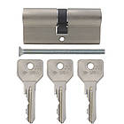 Циліндр CISA C2000 105 (45*60) нікель матовий 3 ключі, фото 6