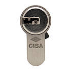 Циліндр CISA ASIX P8 120 (50*70) нікель матовий 3 ключі, фото 3