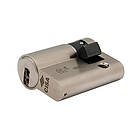 Циліндр половинка CISA ASIX P8 60 (50*10) нікель матовий 3 ключі, фото 3