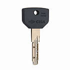 Циліндр половинка CISA ASIX P8 60 (50*10) нікель матовий 3 ключі, фото 9