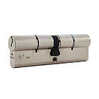 Цилиндр CISA C3000 90 (45*45) никель матовый 3 ключа, фото 2