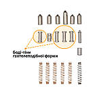 Цилиндр CISA C3000 90 (45*45) никель матовый 3 ключа, фото 6