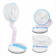 Вентилятор акумуляторний настільний USB LR-2018 18см різні кольори, фото 3