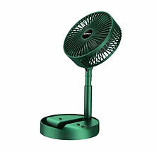 Складаний настільний вентилятор з USB заряджання Telescopic Folding Fan FS-21 36*16,5*16,5 см, фото 3